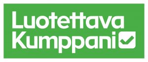 Luotettava kumppani logo